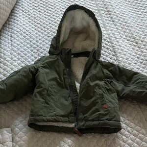 H&M Kids Dark Green Puffer Jacket
